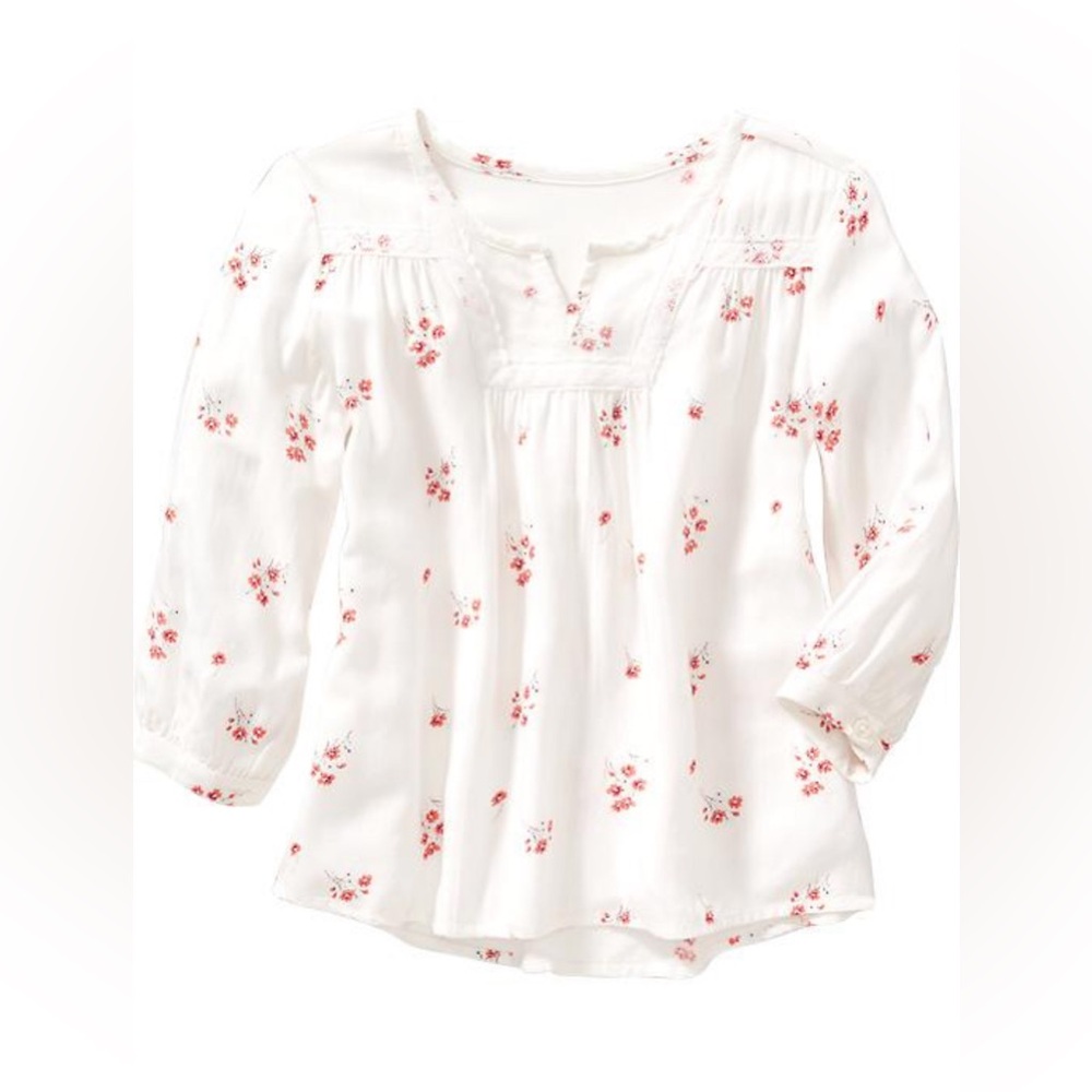 UP UNTIL 8/23/25 ‼️ Old Navy Floral Blouse ✰ spring // floral // cottagecore